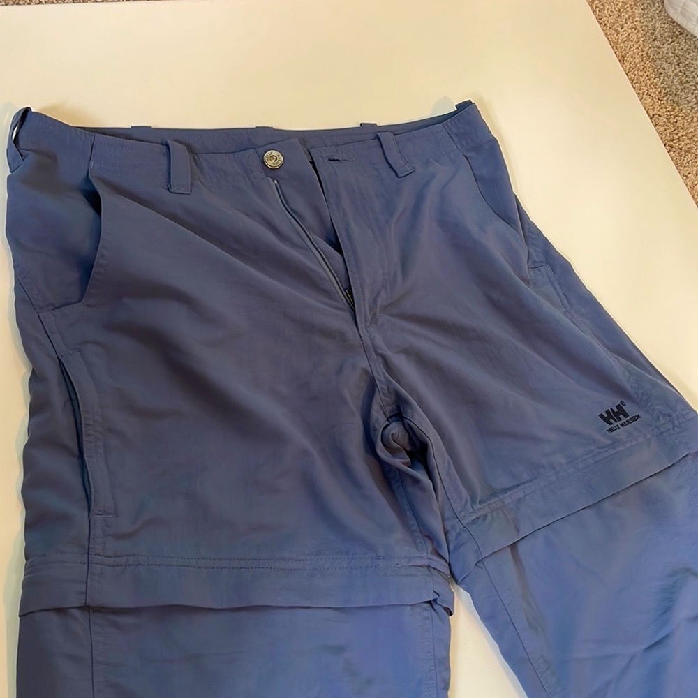 Helly Hansen Hiking Pants, size M, zipper shorts